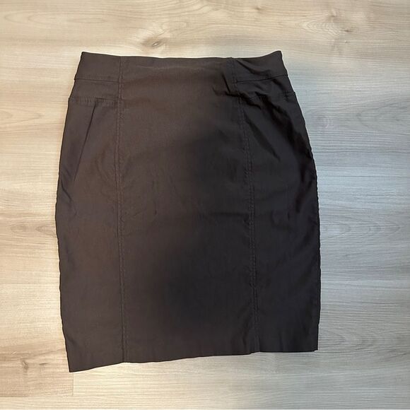 Tribal‎ Brown Pull On Stretch Pencil Skirt Size 6 - Picture 6 of 8